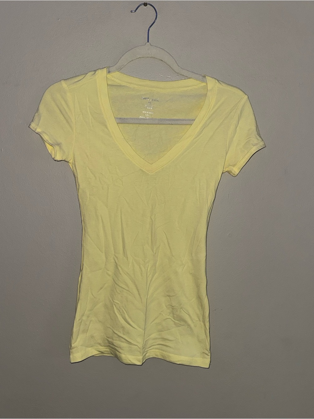 Never worn, Wet Seal, yellow top, size XS